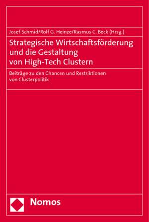 Strategische Wirtschaftsforderung Und Die Gestaltung Von High-Tech Clustern: Beitrage Zu Den Chancen Und Restriktionen Von Clusterpolitik de Josef Schmid