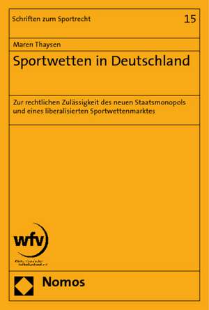 Sportwetten in Deutschland de Maren Thaysen