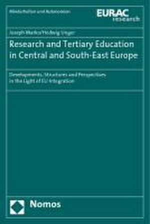 Research and Tertiary Education in Central and South-East Europe de Joseph Marko