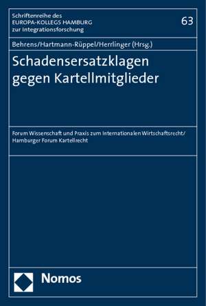 Schadensersatzklagen gegen Kartellmitglieder de Peter Behrens