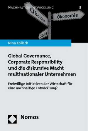 Global Governance, Corporate Responsibility und die diskursive Macht multinationaler Unternehmen de Nina Kolleck