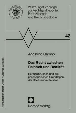 Das Recht zwischen Reinheit und Realität de Agostino Carrino