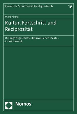 Kultur, Fortschritt und Reziprozität de Marc Pauka