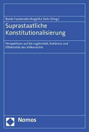 Suprastaatliche Konstitutionalisierung de Bardo Fassbender