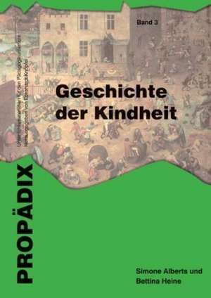 Geschichte der Kindheit de Simone Alberts