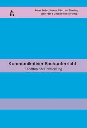 Kommunikativer Sachunterricht de Andrea Becher