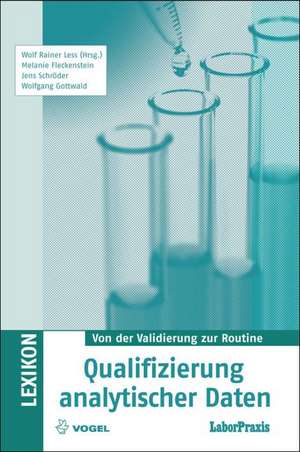 Qualifizierung analytischer Daten de Wolf Rainer Less