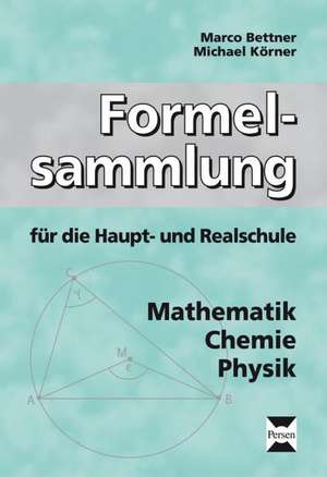 Formelsammlung für die Haupt- und Realschule de Marco Bettner