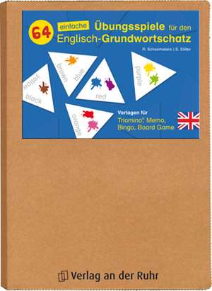 64 einfache Übungsspiele für den Englisch-Grundwortschatz de Ricarda Schoemakers