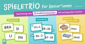 Spieletrio für Senioren und Seniorinnen de Sabine Kelkel