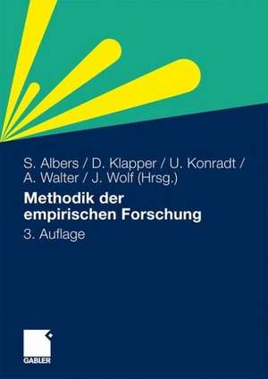 Methodik der empirischen Forschung de Sönke Albers