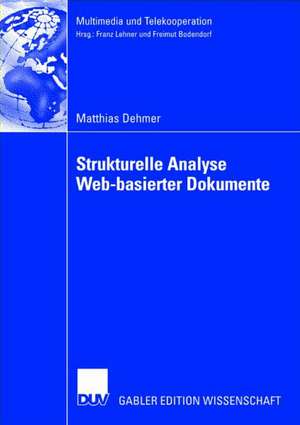 Strukturelle Analyse Web-basierter Dokumente de Matthias Dehmer