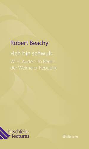 »Ich bin schwul« de Robert Beachy