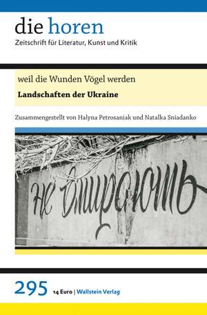 weil die Wunden Vögel werden de Halyna Petrosaniak