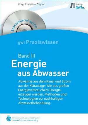 Energie aus Abwasser de Christine Ziegler