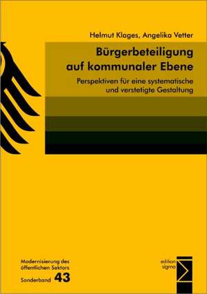 Bürgerbeteiligung auf kommunaler Ebene de Helmut Klages