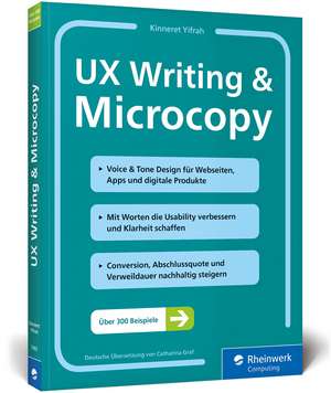 UX Writing & Microcopy de Kinneret Yifrah