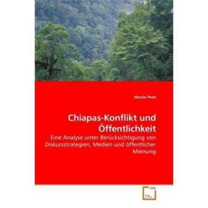 Chiapas-Konflikt und Öffentlichkeit de Martin Peth