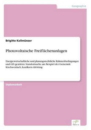 Photovoltaische Freiflachenanlagen: Wie Man in Mesopotamien Karriere Machte de Brigitte Kallmünzer