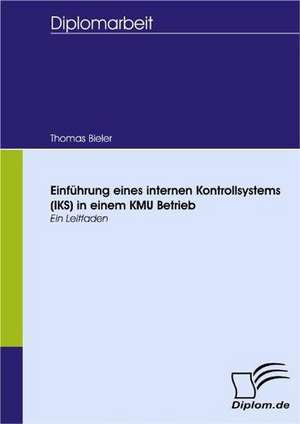 Einf Hrung Eines Internen Kontrollsystems (Iks) in Einem Kmu Betrieb: Wie Man in Mesopotamien Karriere Machte de Thomas Bieler