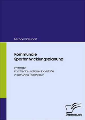 Kommunale Sportentwicklungsplanung de Michael Schubart