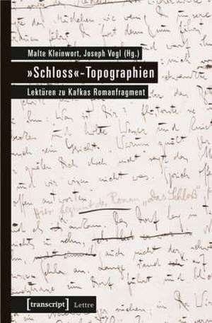 »Schloss«-Topographien de Malte Kleinwort