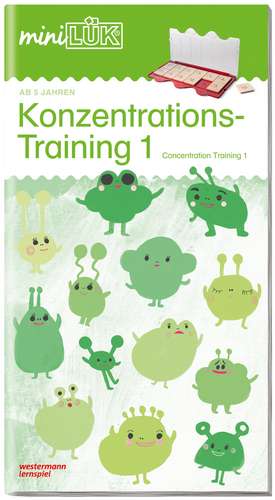 miniLÜK Konzentrationstraining 1: für Vor- und Grundschulkinder / concentration training