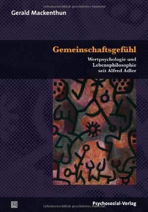 Gemeinschaftsgefühl de Gerald Mackenthun