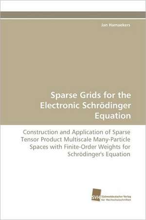 Sparse Grids for the Electronic Schrödinger Equation de Jan Hamaekers