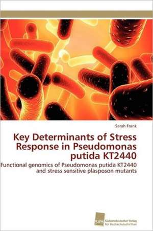 Key Determinants of Stress Response in Pseudomonas Putida Kt2440: Transformation Und Spaltungen de Sarah Frank