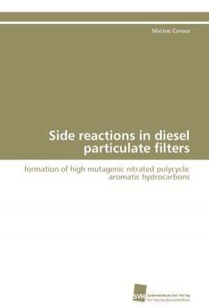 Side Reactions in Diesel Particulate Filters: Verlaufsbeobachtung Nach Nierentransplantation de Matteo Carrara