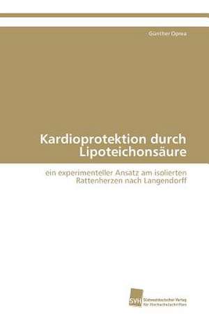 Kardioprotektion Durch Lipoteichonsaure: Verlaufsbeobachtung Nach Nierentransplantation de Günther Oprea