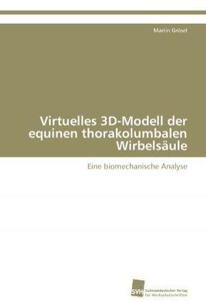 Virtuelles 3D-Modell Der Equinen Thorakolumbalen Wirbelsaule: An Alternative Succession Route for Family Firms de Martin Grösel