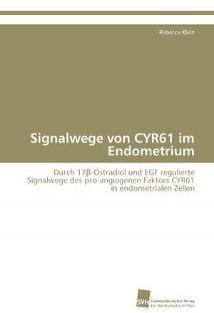 Signalwege Von Cyr61 Im Endometrium: From Tissues to Atoms de Rebecca Klein