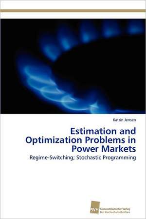 Estimation and Optimization Problems in Power Markets de Katrin Jensen