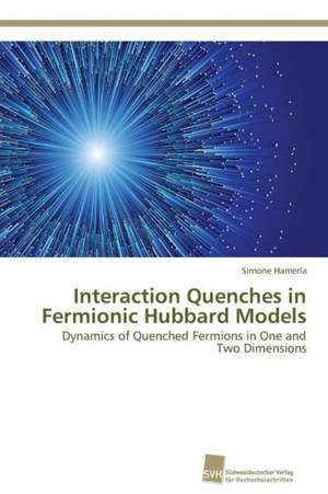 Interaction Quenches in Fermionic Hubbard Models de Simone Hamerla