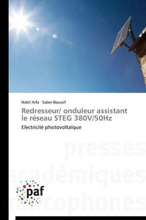 Redresseur/ onduleur assistant le réseau STEG 380V/50Hz de Nabil Arfa