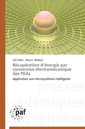 Récupération d¿énergie par conversion électromécanique des PEAs de Adil Eddiai