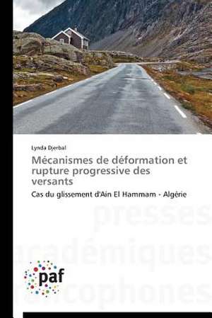 Mécanismes de déformation et rupture progressive des versants de Lynda Djerbal