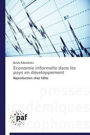 Économie informelle dans les pays en développement de Bululu Kabatakaka