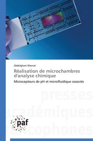 Réalisation de microchambres d'analyse chimique de Abdelghani Kherrat