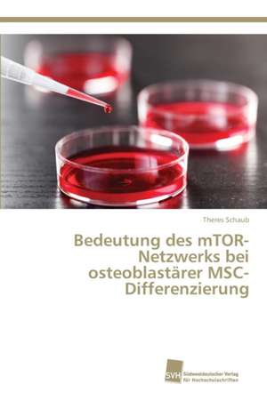 Bedeutung des mTOR-Netzwerks bei osteoblastärer MSC-Differenzierung de Theres Schaub