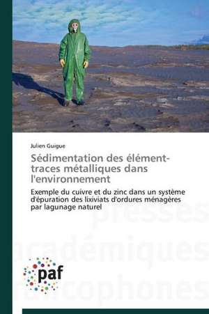 Sédimentation des élément-traces métalliques dans l'environnement de Julien Guigue