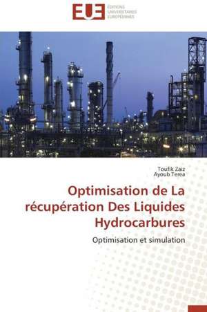 Optimisation de La Recuperation Des Liquides Hydrocarbures: Cas Du Riz de Kovie Au Togo de Toufik Zaiz