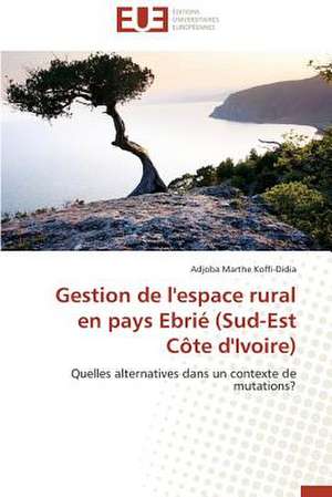 Gestion de L'Espace Rural En Pays Ebrie (Sud-Est Cote D'Ivoire): Cas Du Riz de Kovie Au Togo de Adjoba Marthe Koffi-Didia