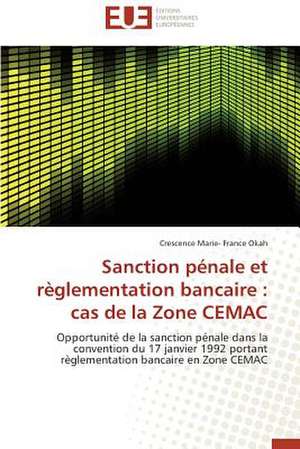 Sanction Penale Et Reglementation Bancaire