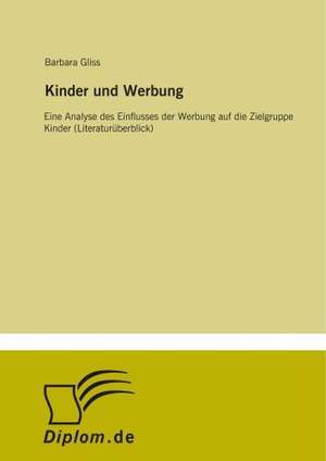 Kinder und Werbung de Barbara Gliss