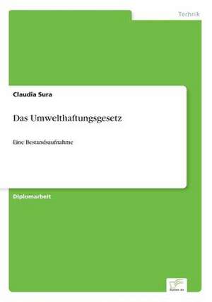 Das Umwelthaftungsgesetz de Claudia Sura