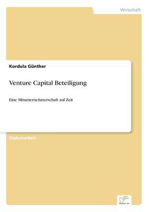 Venture Capital Beteiligung de Kordula Günther