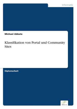 Klassifikation von Portal und Community Sites de Michael Abbate